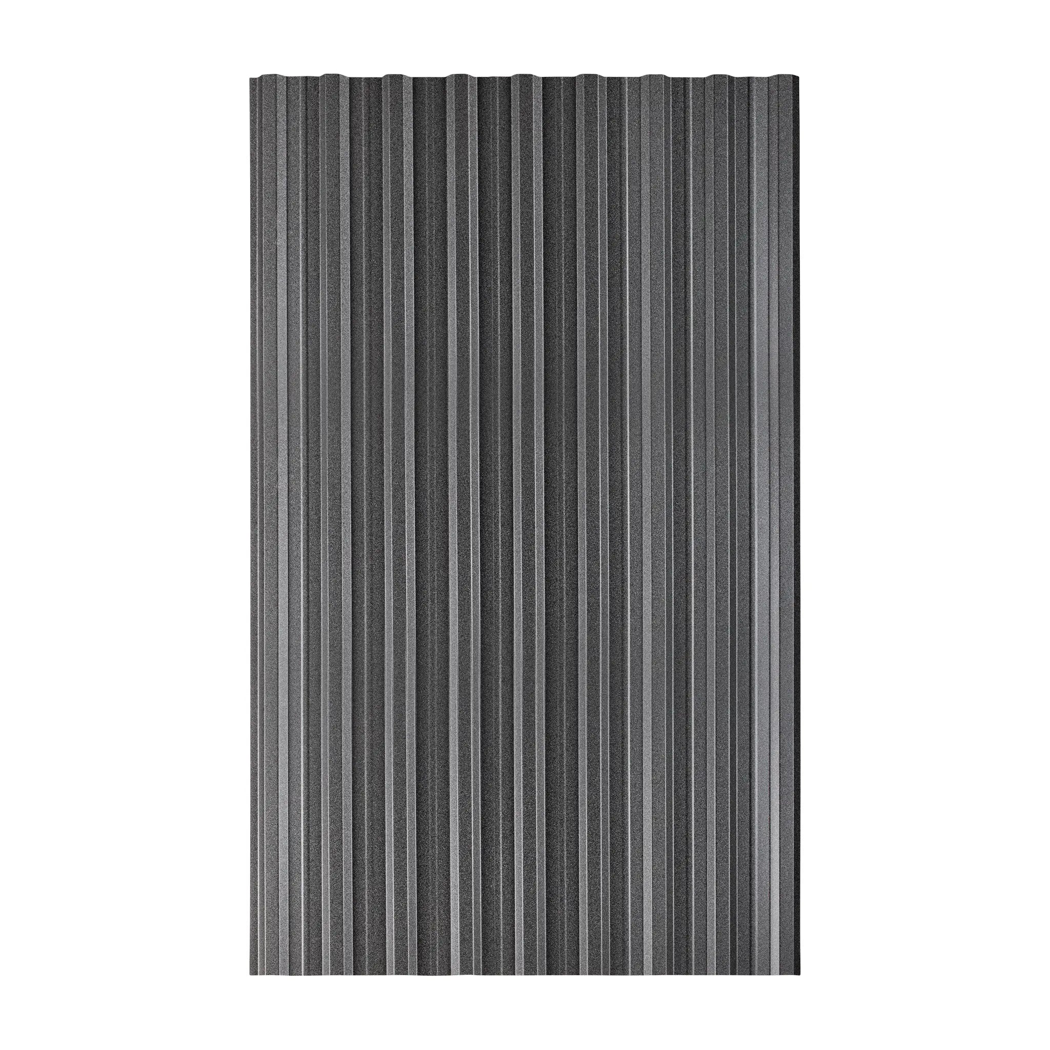 Tablă Cutată Neagră 0,45 x 2 m