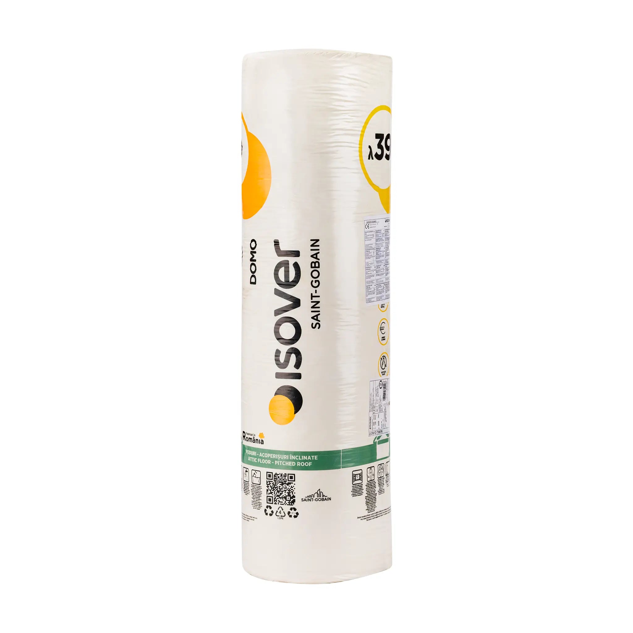 Vată Minerală de Sticlă Isover 50 mm, 14,4 m²/rolă